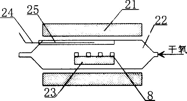 Proton exchange method and equipment for producing lithium niobate light waveguide