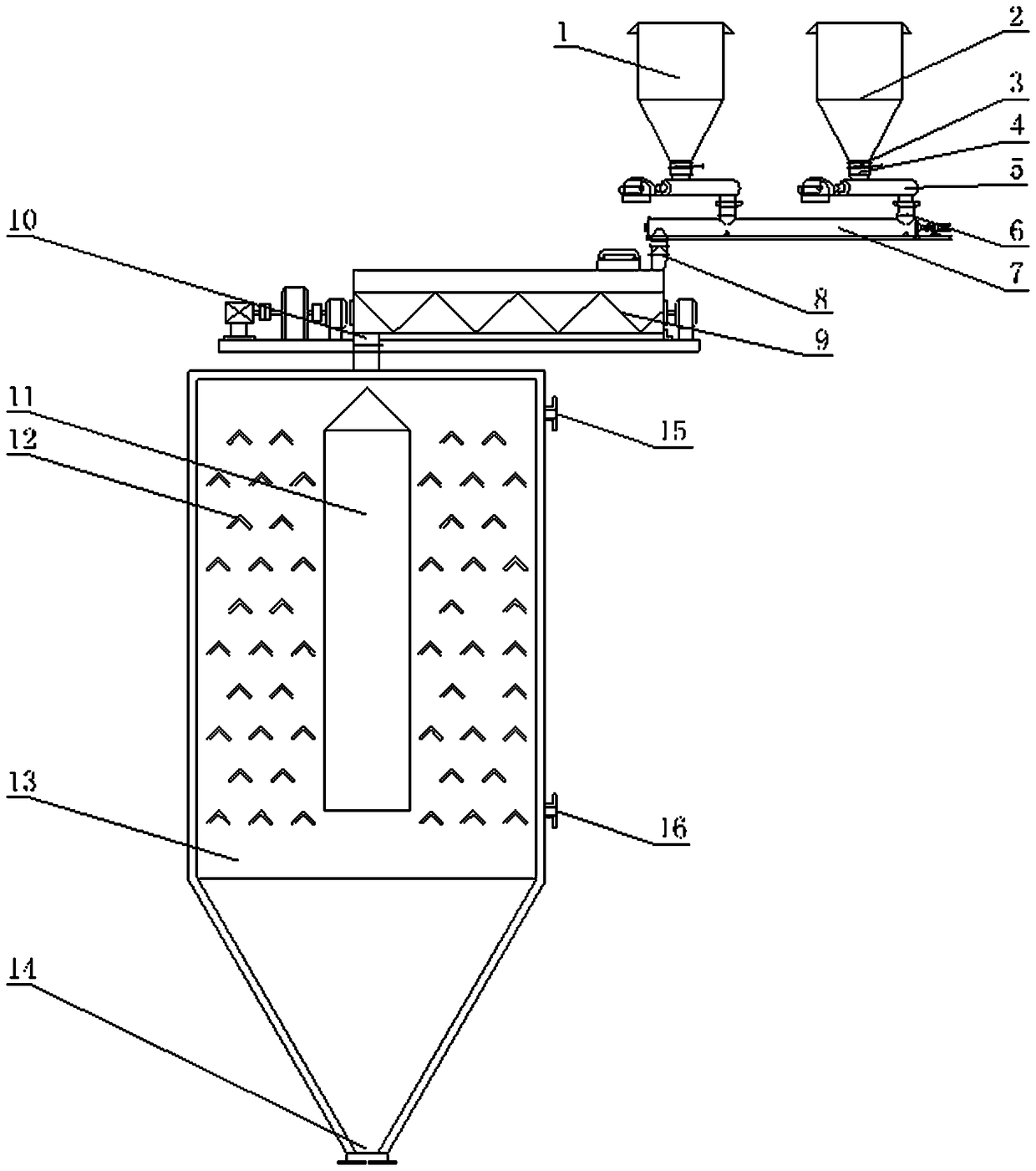 A kind of industrial grade calcium hydroxide production equipment and its production process