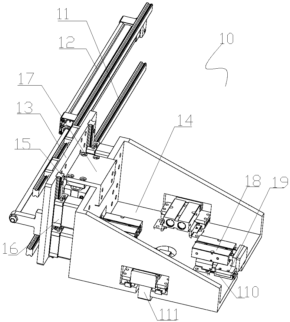 Uncapping connecting device for automatic feeding and discharging