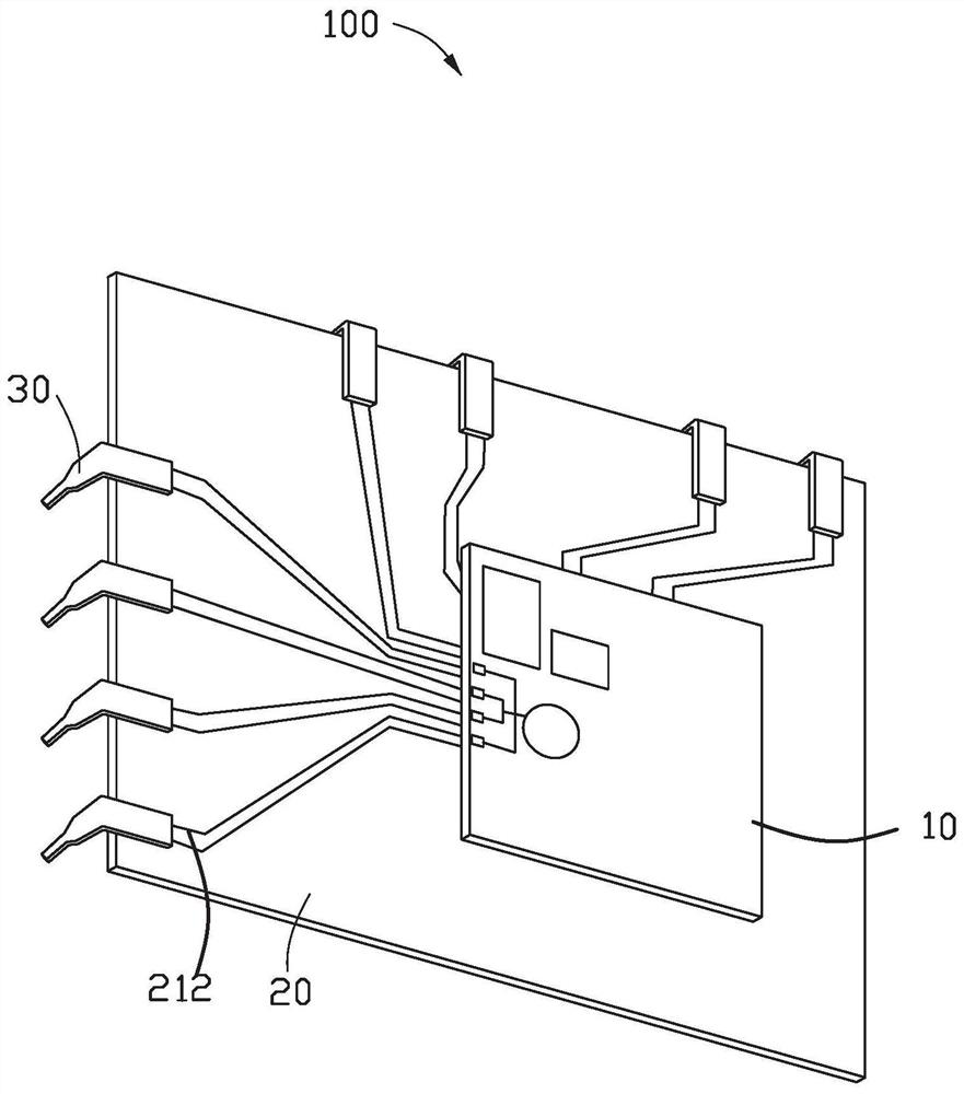 Chip packaging structure and packaging method