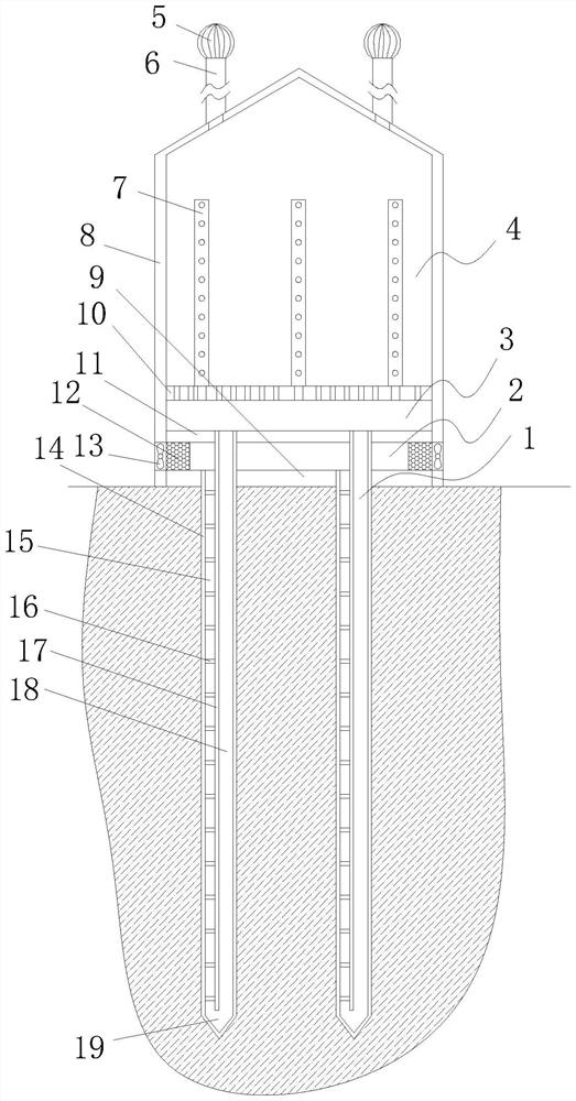 Granary with low-temperature storage function