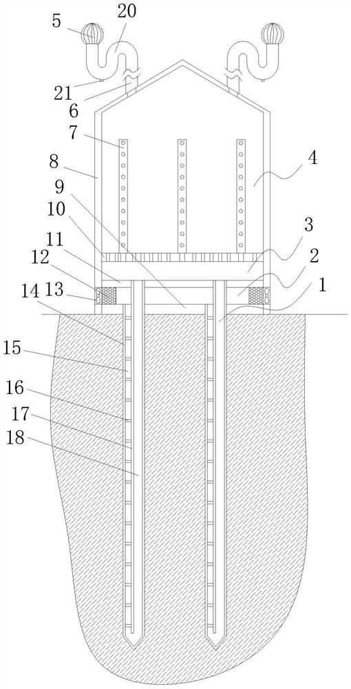 Granary with low-temperature storage function