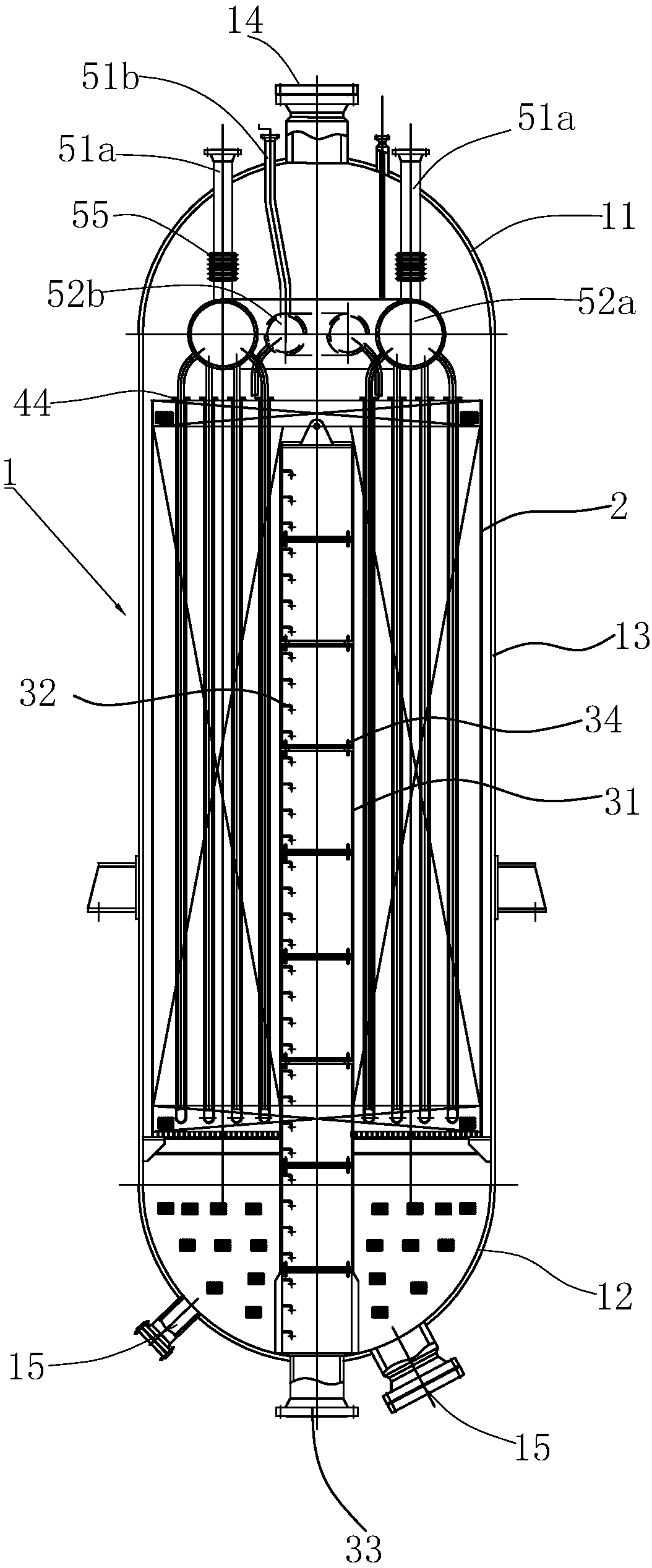 Temperature-variable isothermal shift reactor