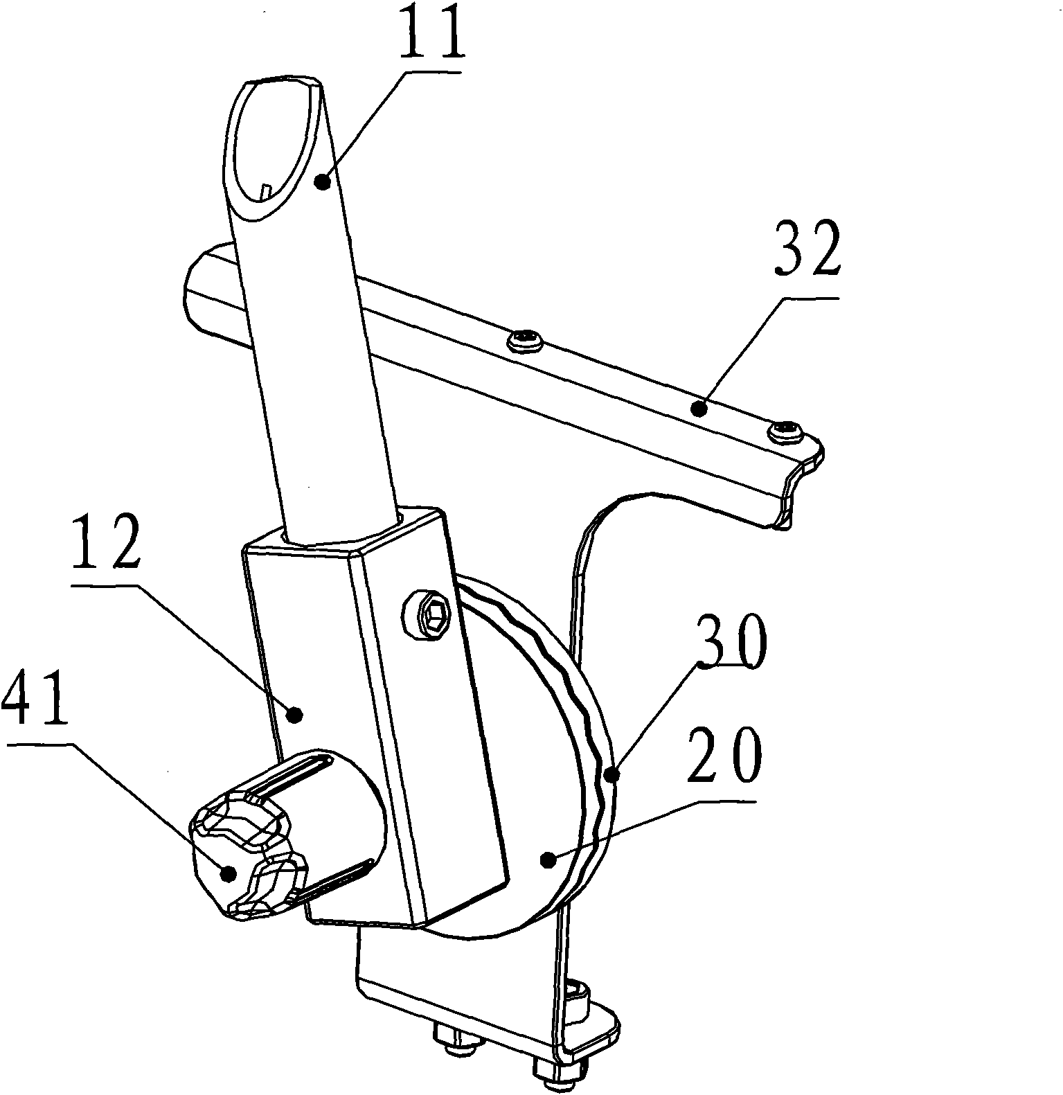 Lamp fixing device capable of adjusting illumination angle and lamp