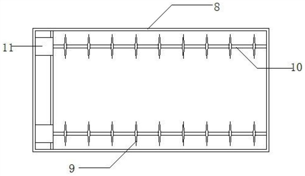 A garden development device that integrates the functions of clearing obstacles, opening roads and crushing mud