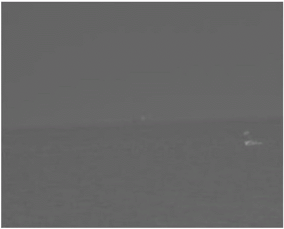 Infrared image sea-sky-line detection method based on linear lookup matrix