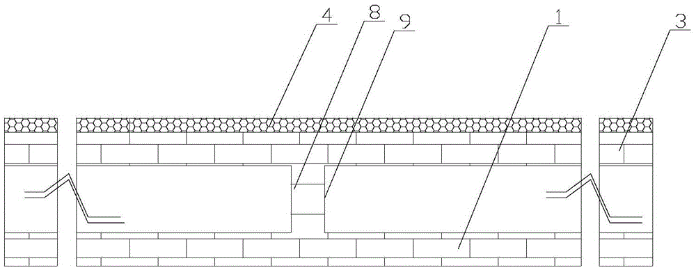 Solar greenhouse wall of composite structure