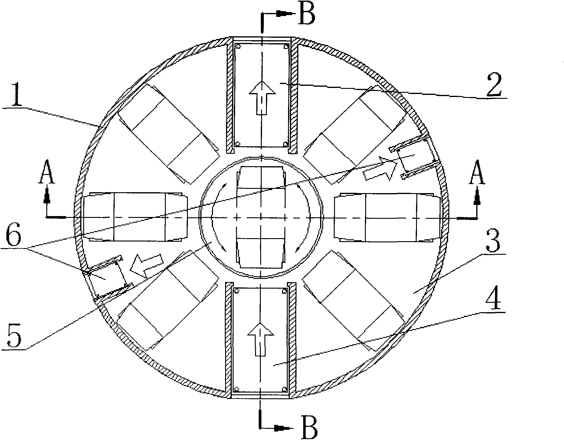 A high-rise circular three-dimensional garage