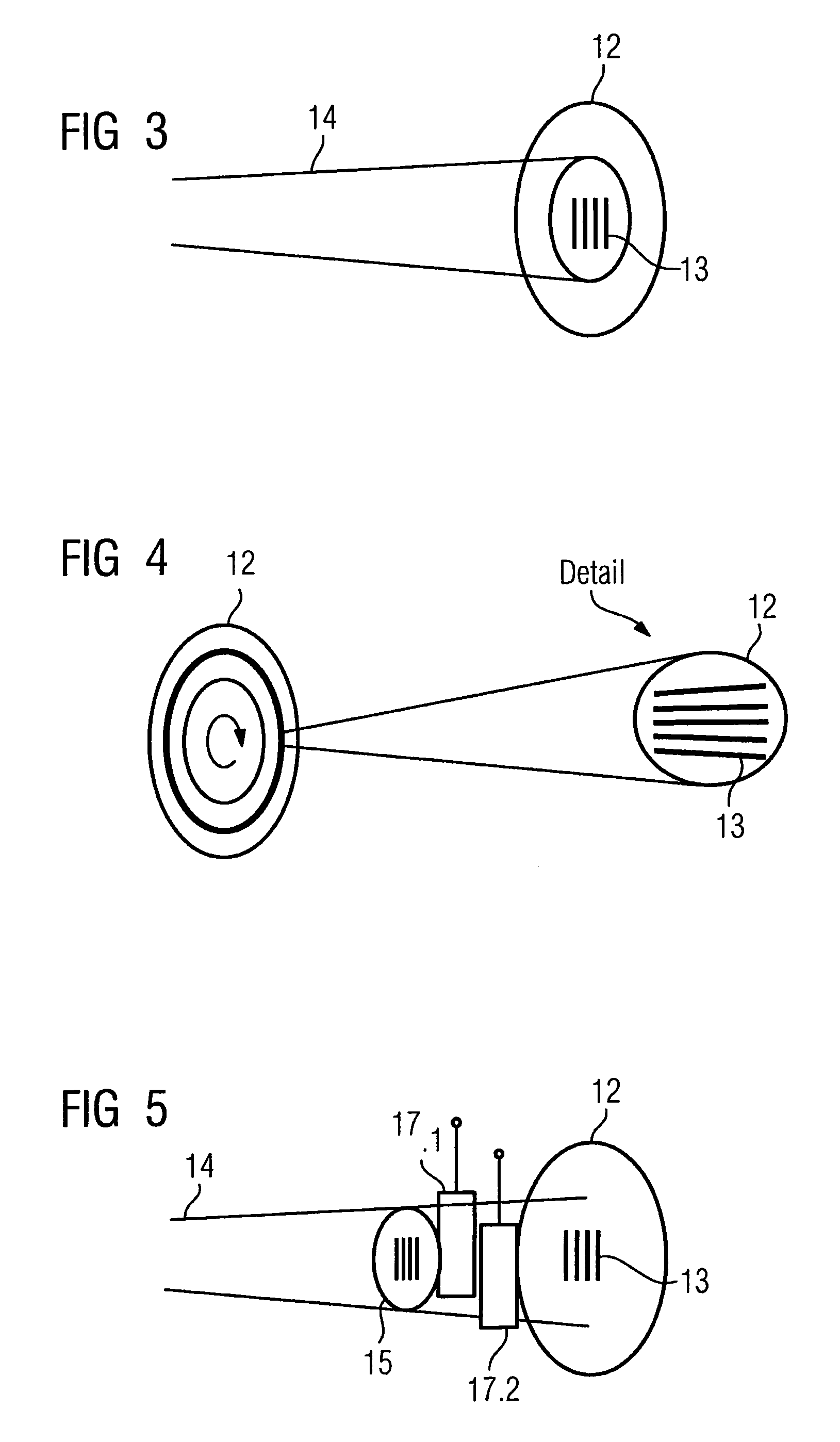Focus detector arrangement and method for generating contrast x-ray images