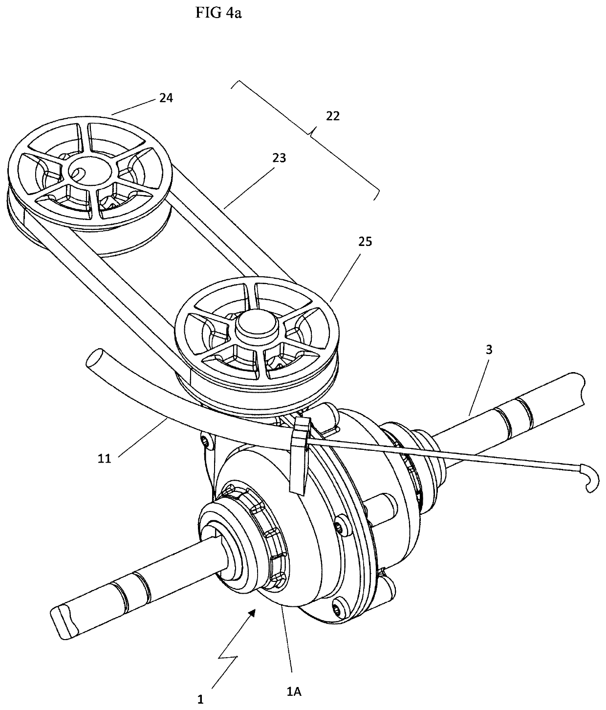 Transmission housing, and wheeled vehicle comprising a housing of this type