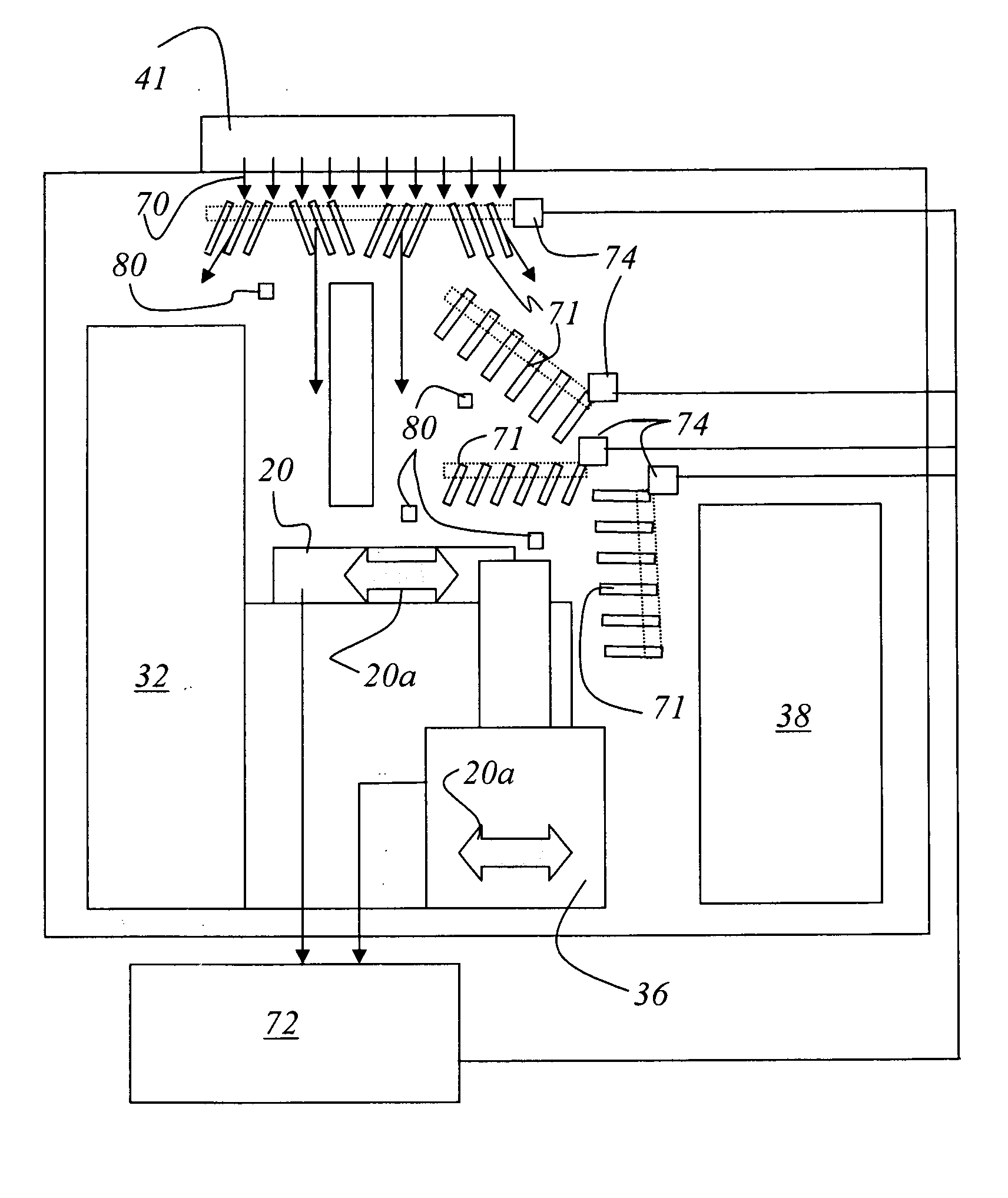 Method for determining positions of structures on a substrate