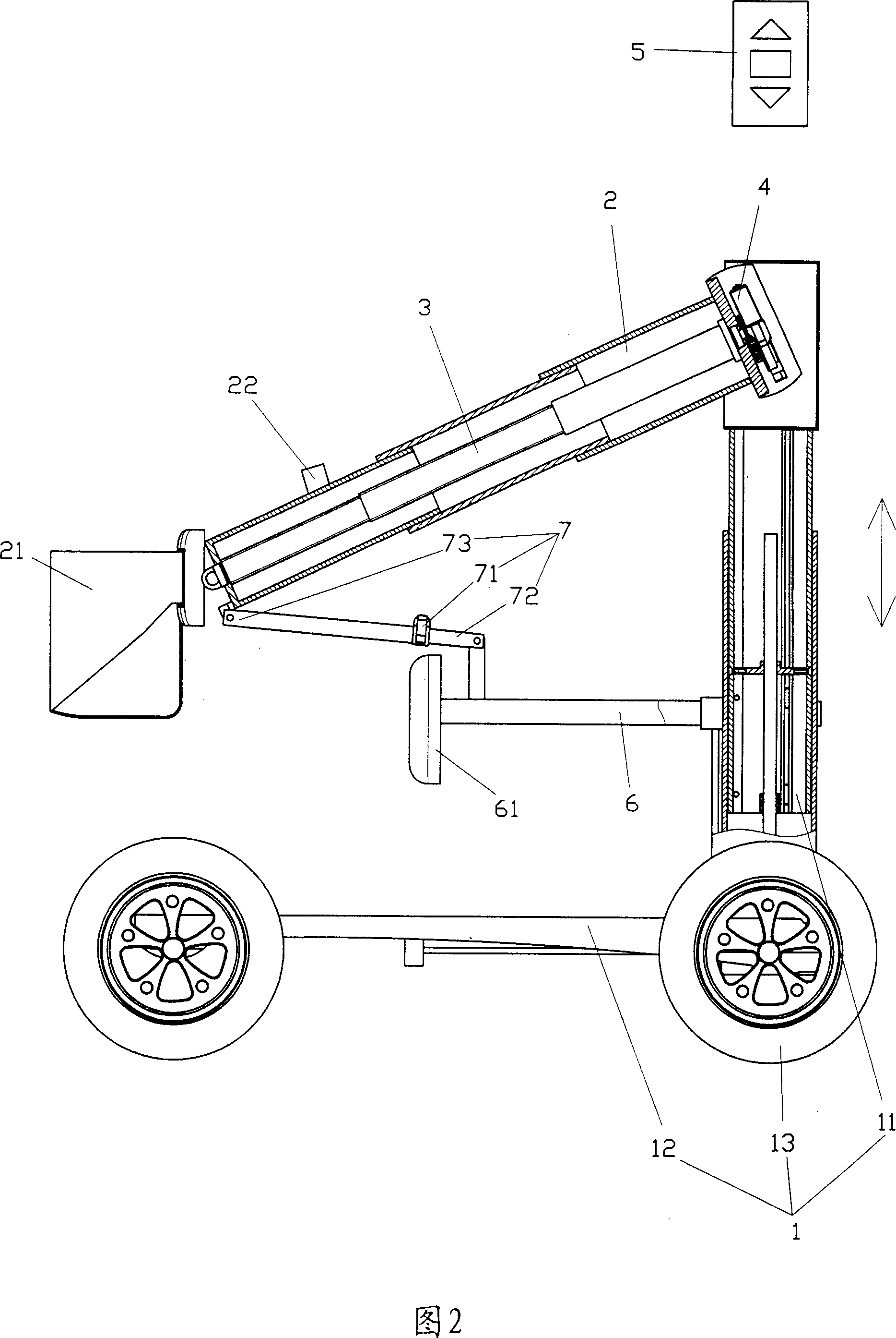 Electric auxiliary standing frame