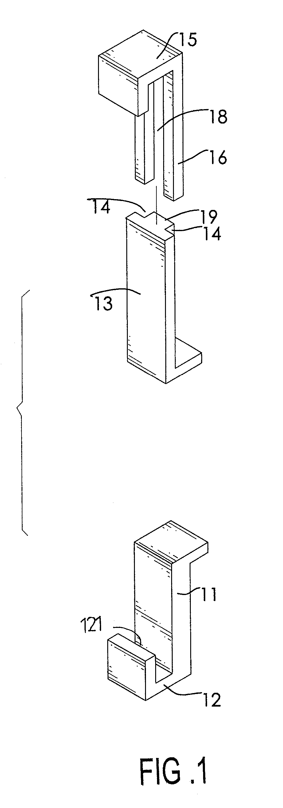 Detachable screen protector assembly with a fastening apparatus