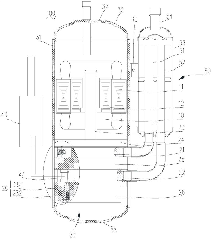 Double-cylinder variable-capacity compressor and air conditioner