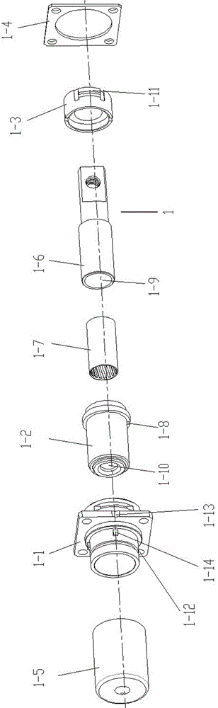 Electric vehicle battery pack anode and cathode single core large current self-locking connector