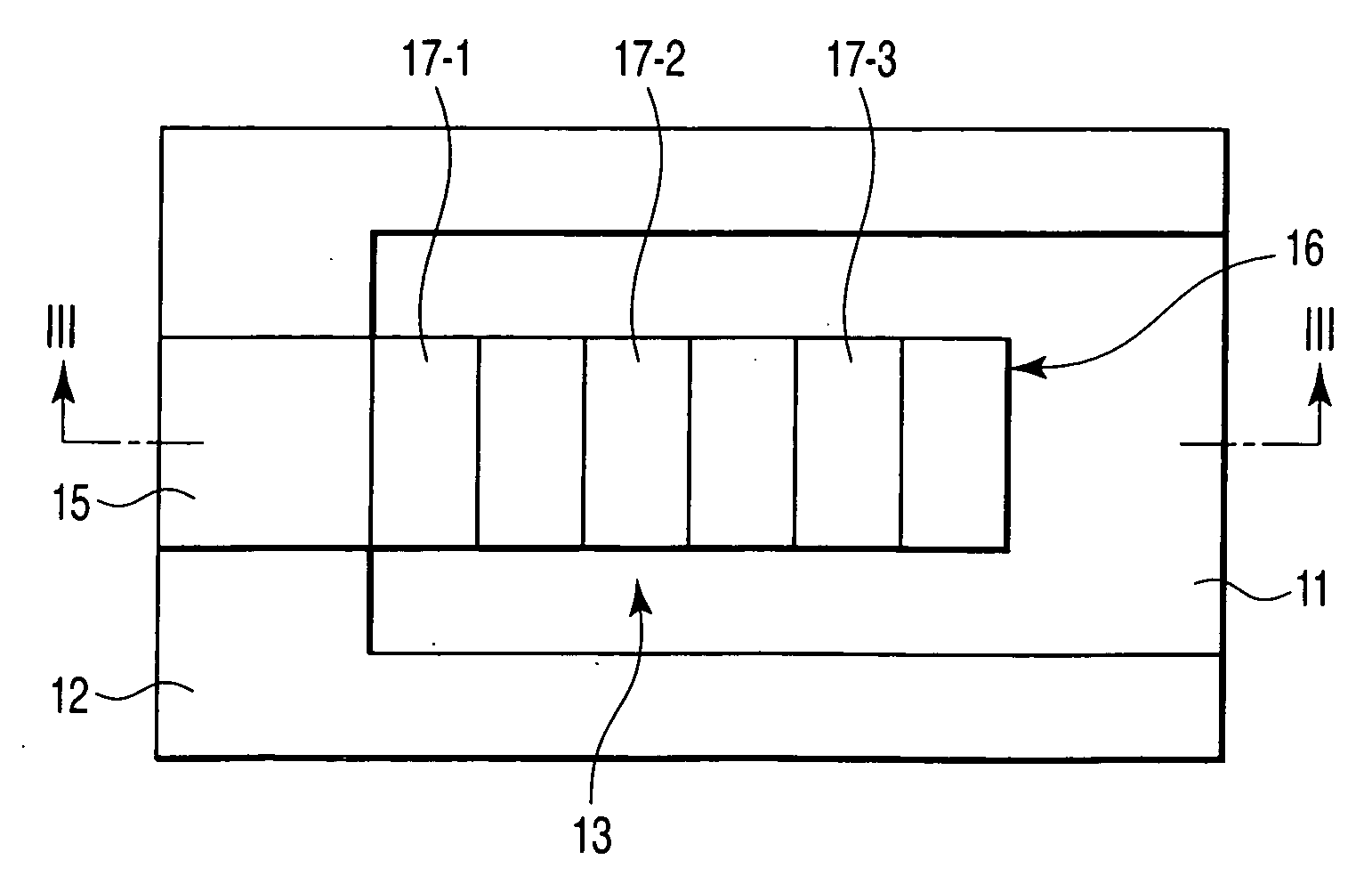 Device with beam structure, and semiconductor device