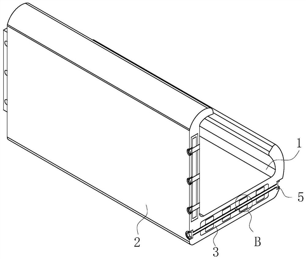 L-shaped edge sealing aluminum profile