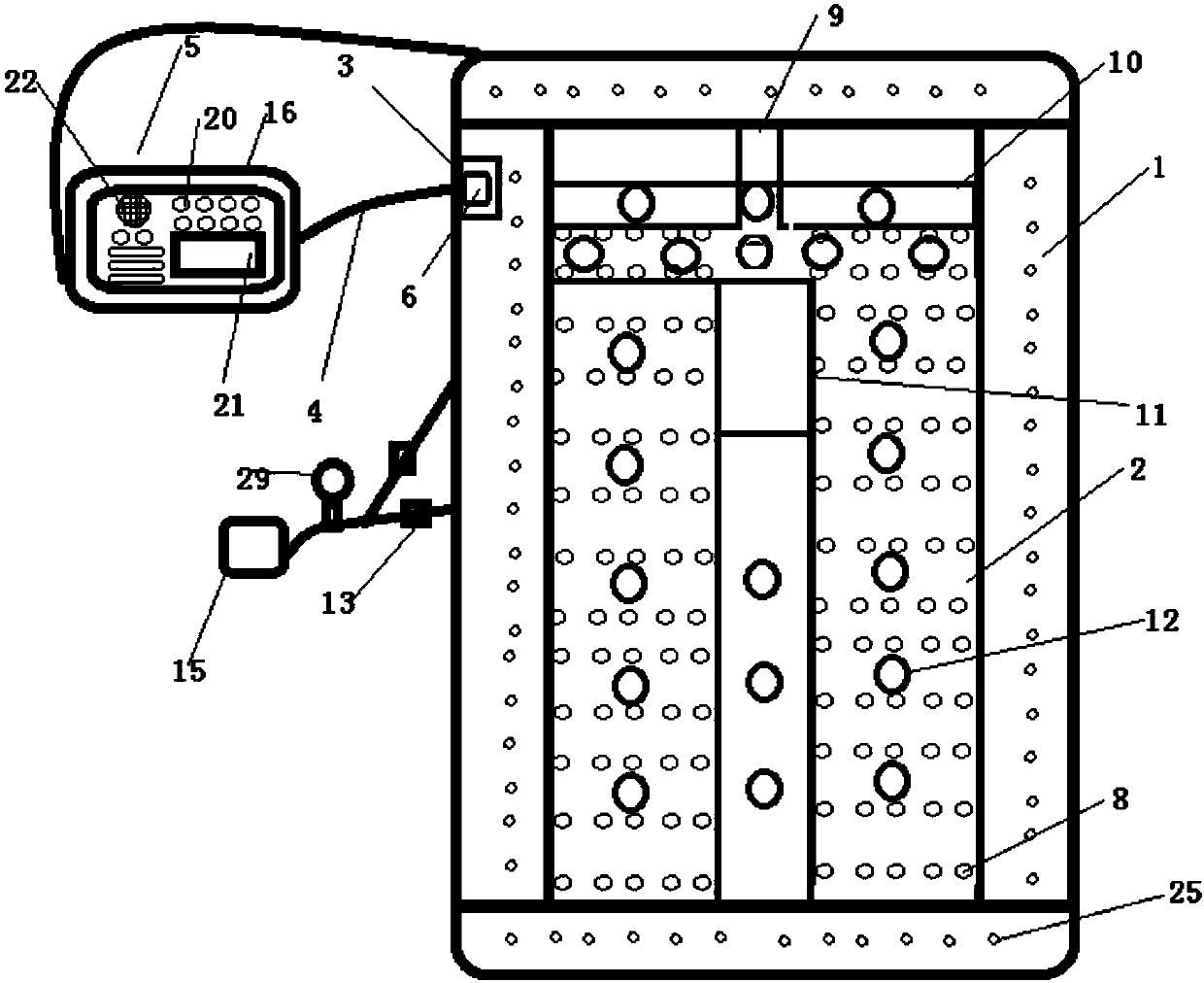 Heating massage cushion