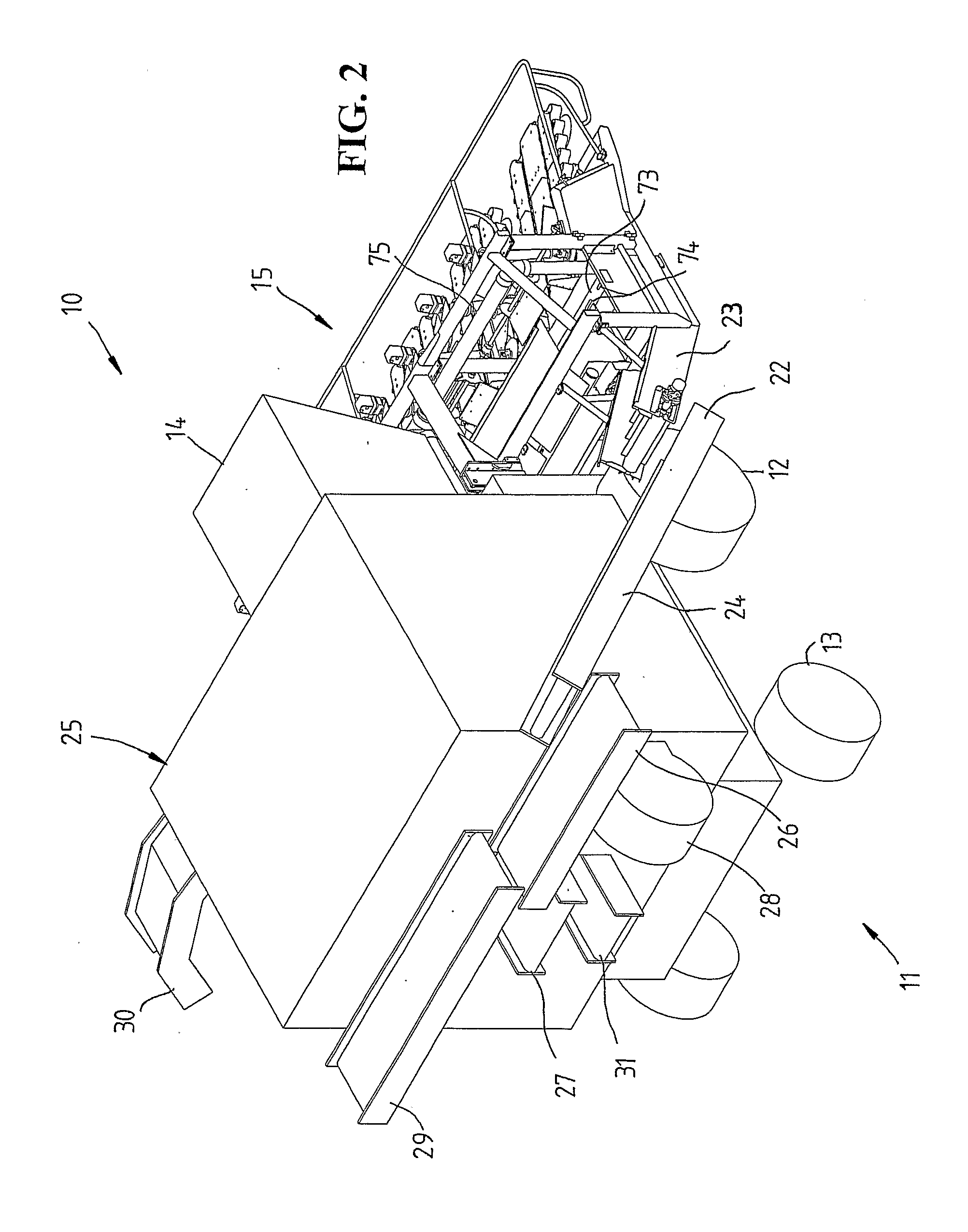 Method and Apparatus for Harvesting Standing Vegetable Crops