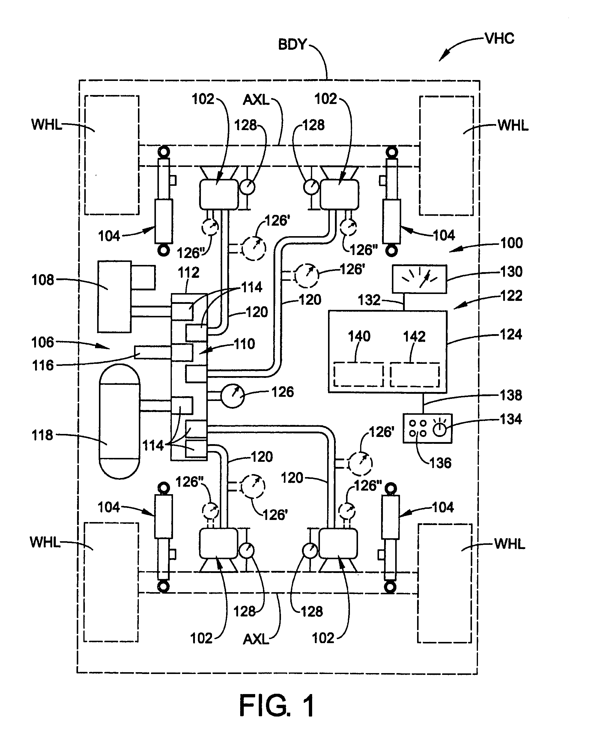 Vehicle suspension system and method