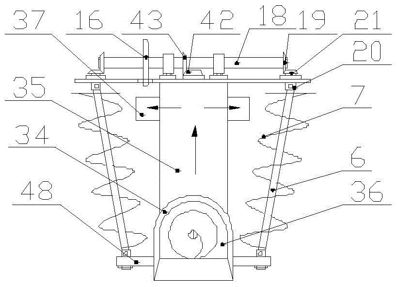 A soil cultivator with an improved spiral soil cultivating mechanism