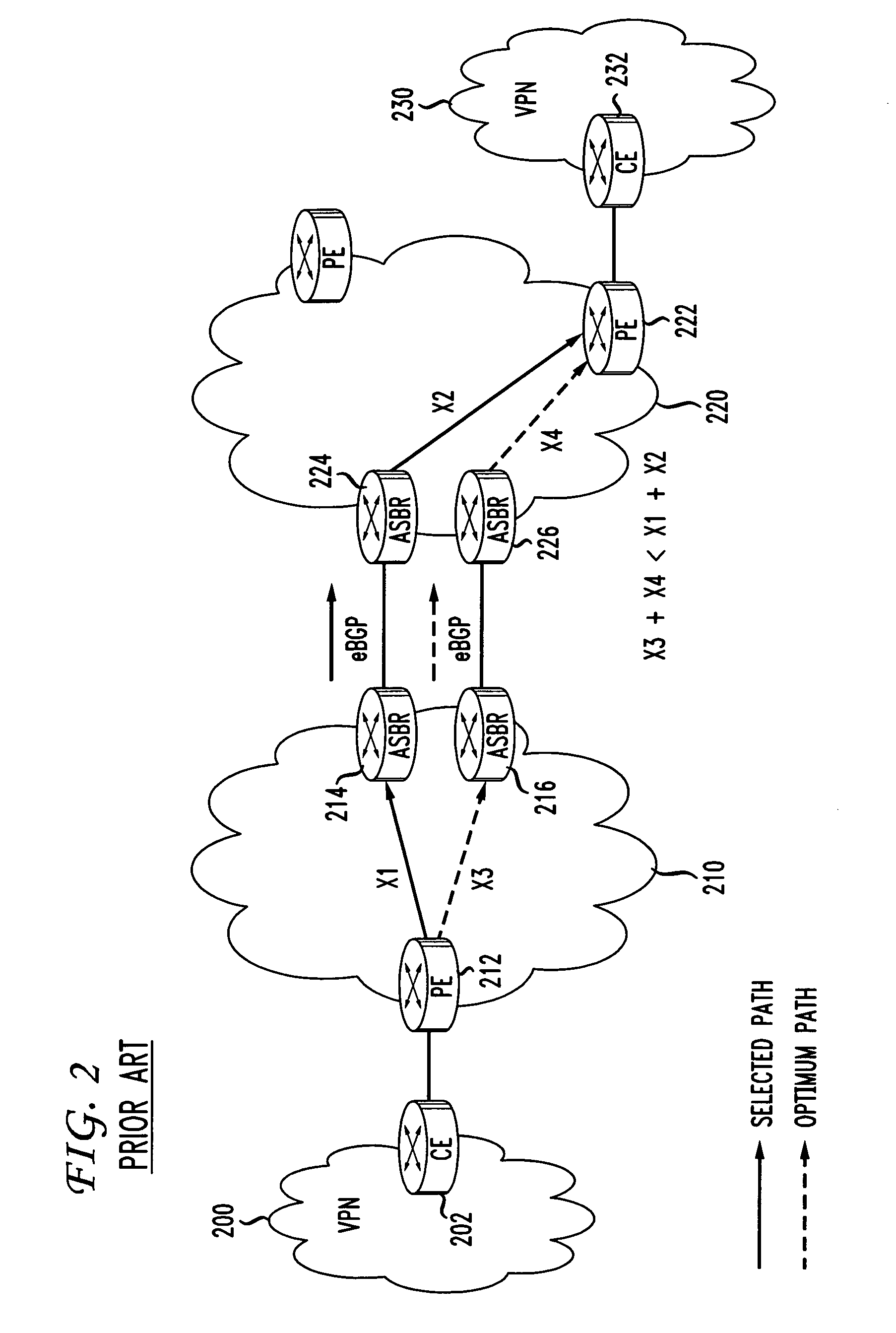 Method and apparatus for routing data packets in a global IP network