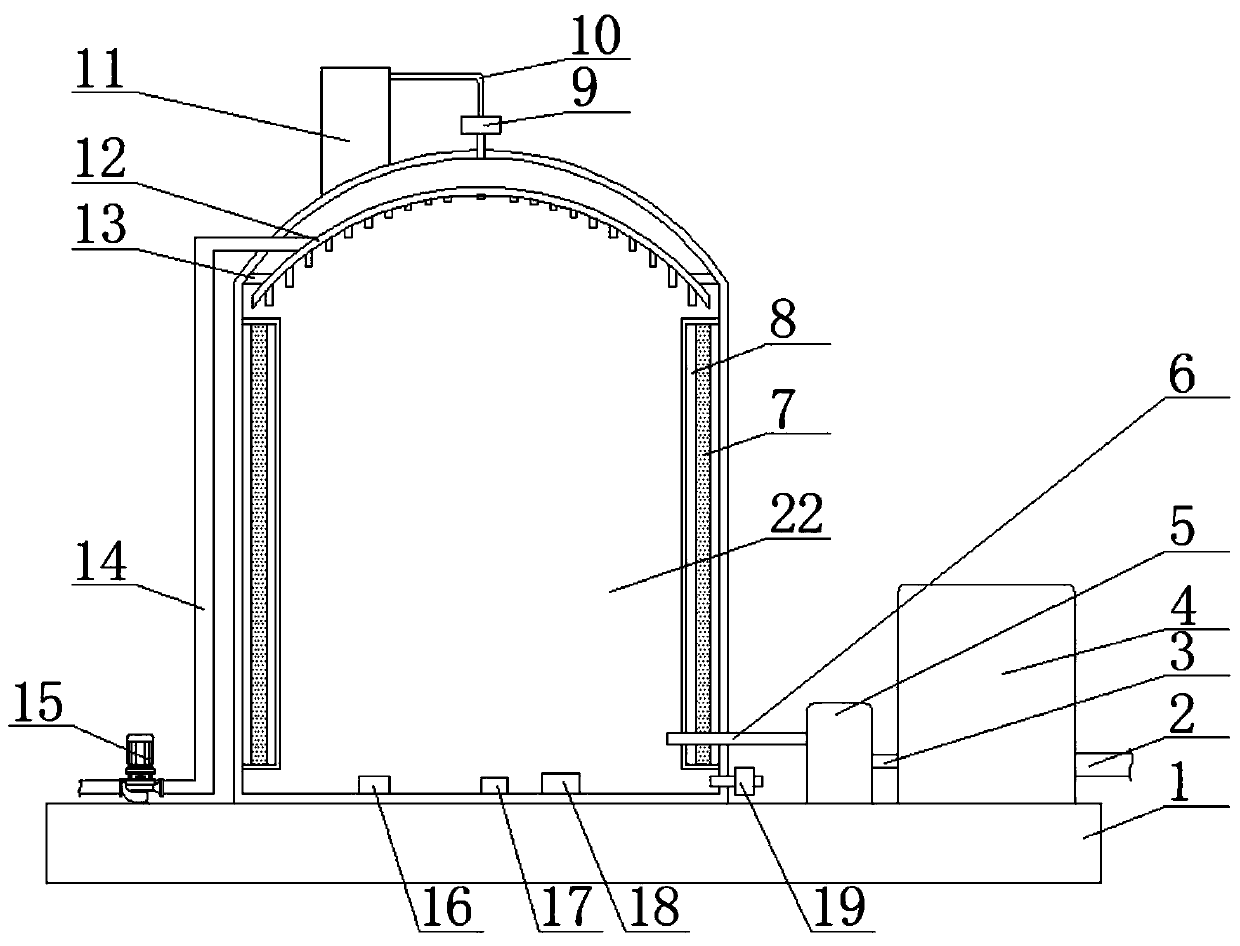 Method and equipment for storing yellow wine in large tanks
