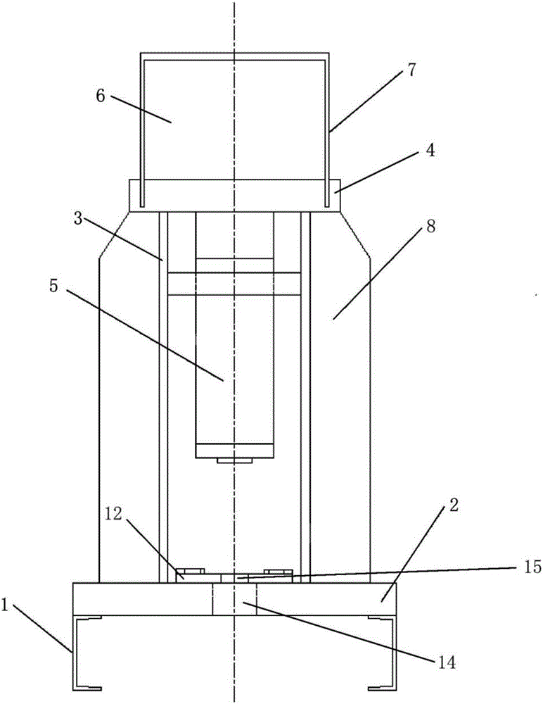 Equipment and method for taking out chain pin shaft