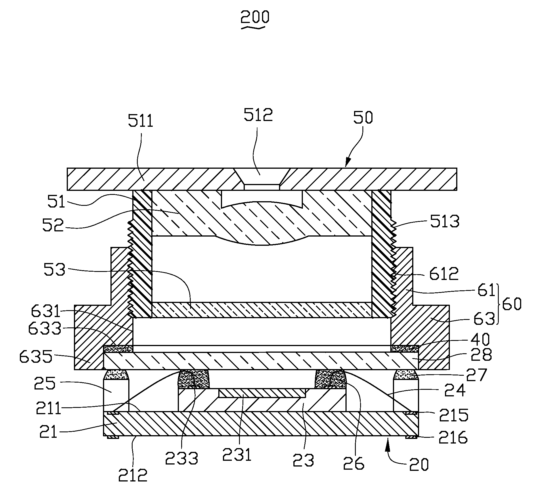 Chip package and digital camera module using same