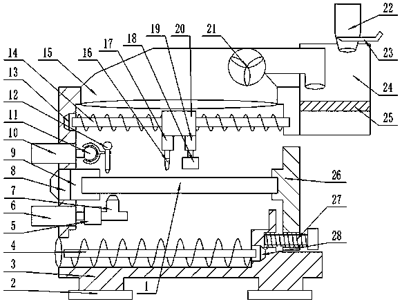 Shaft repair device under complex stress conditions