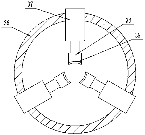 Shaft repair device under complex stress conditions