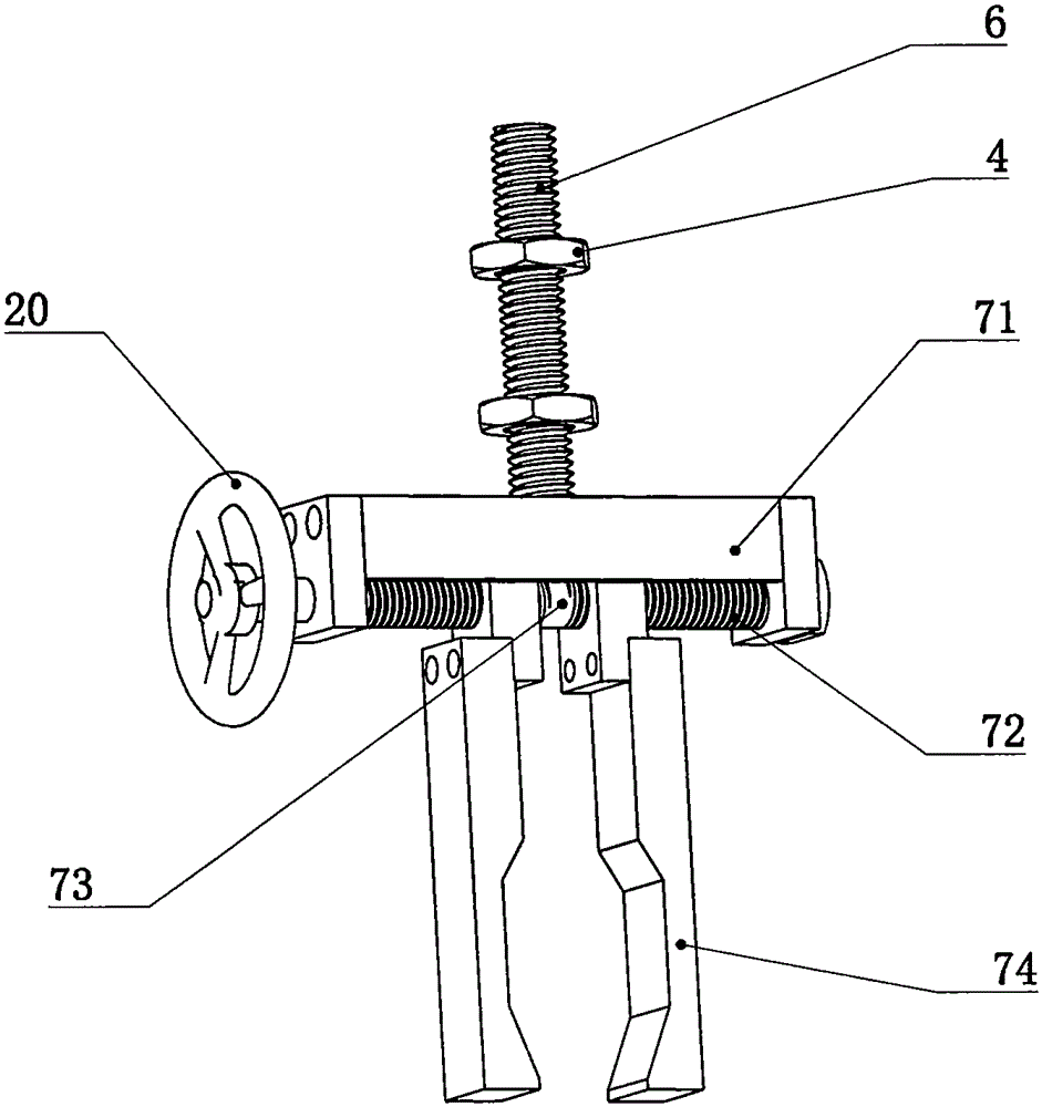 General clamping device for working condition test of electric tool