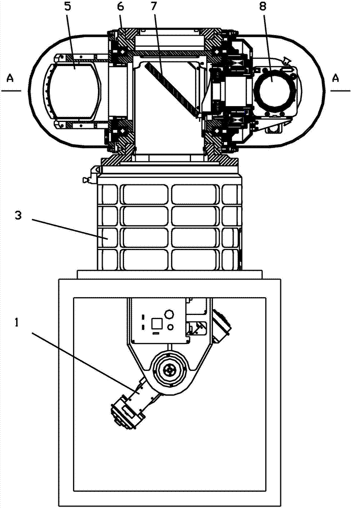 A method for adjusting laser turntable reflector