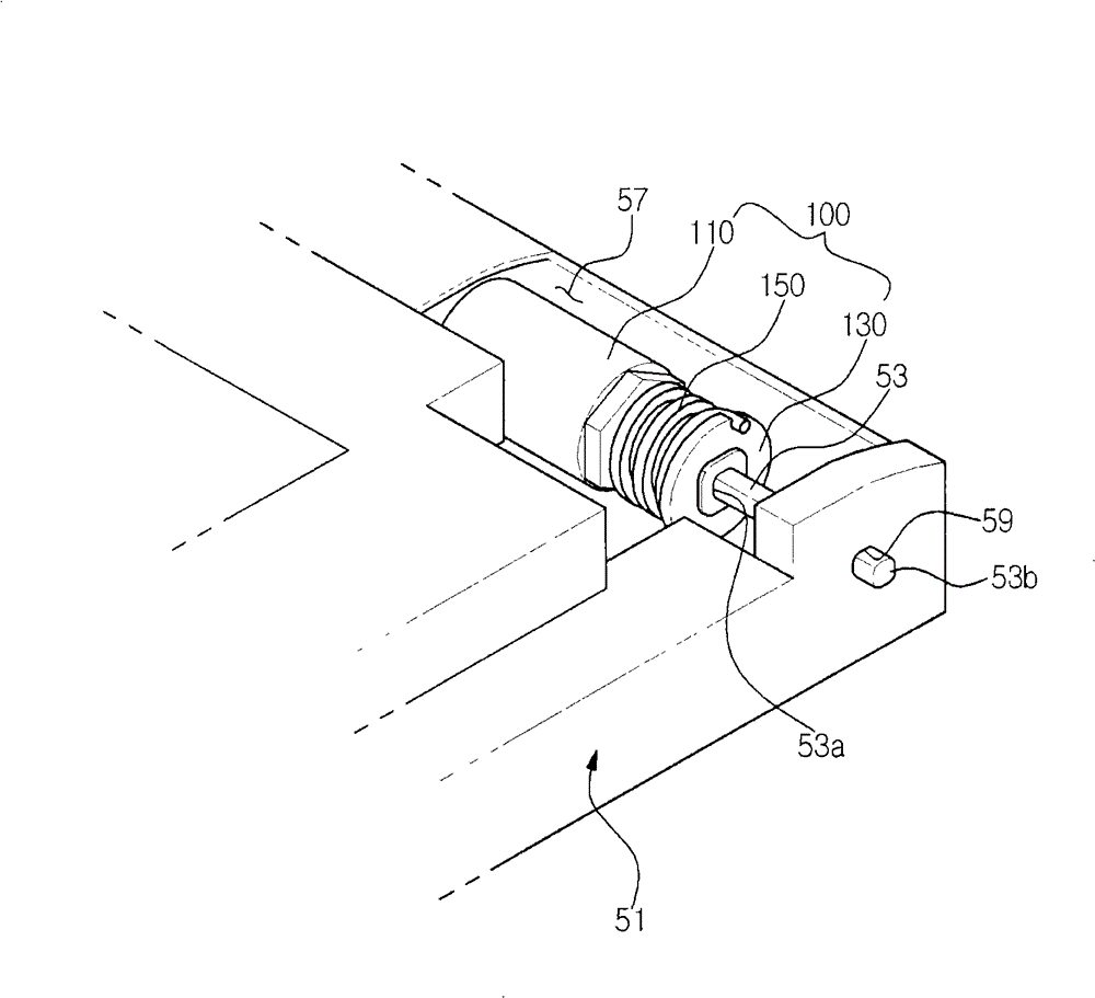 Damping unit and refrigerator with the same