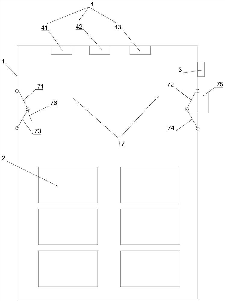 Online fire monitoring device for lithium ion energy storage battery