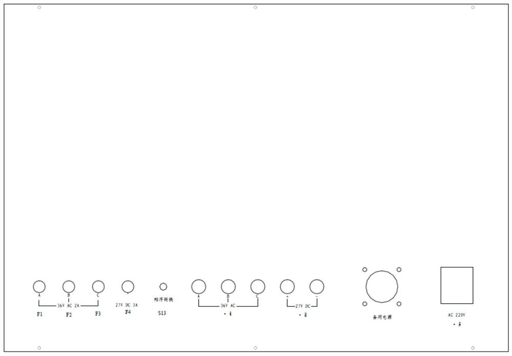 Helicopter gradient monitoring system joint debugging and joint testing device