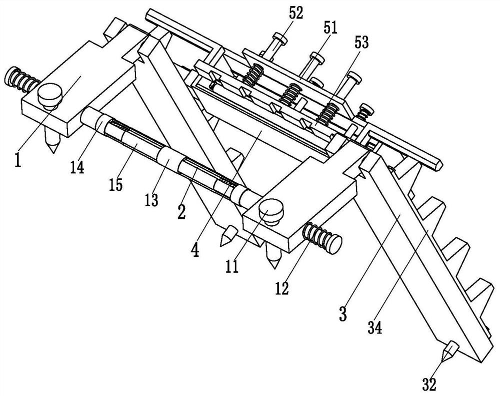 Deep foundation pit supporting and reinforcing construction method