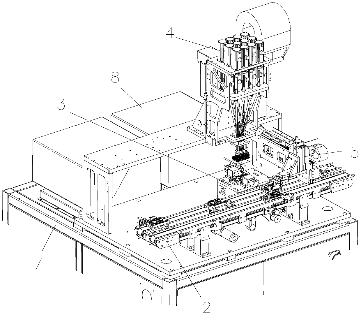 Automatic debugging device for filter