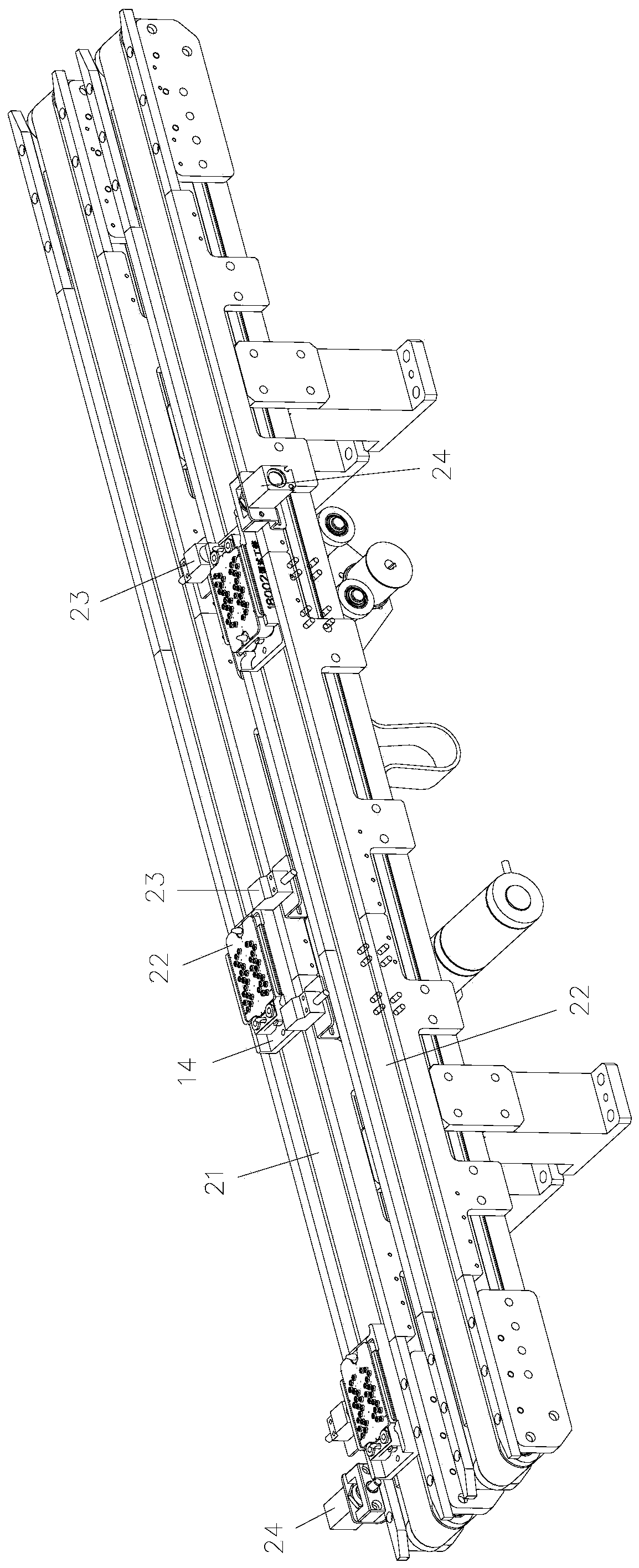 Automatic debugging device for filter