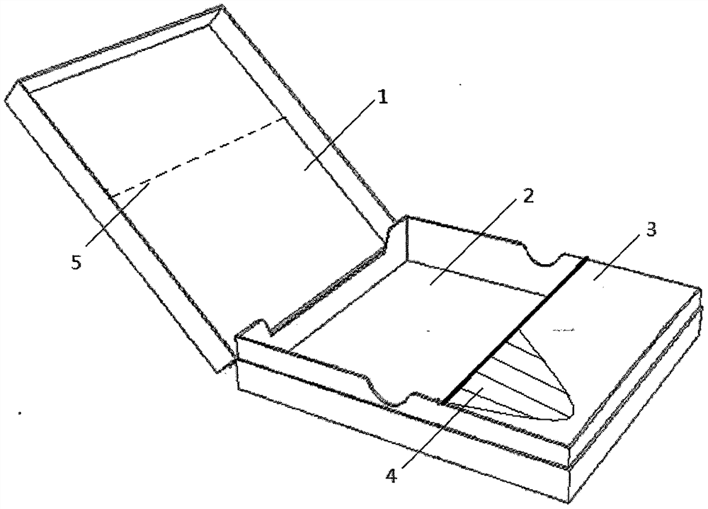 Environmentally friendly cigarette case with the function of collecting cigarette butt ash