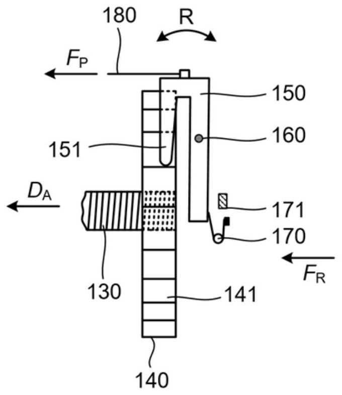 Driving structure of medicine infusion device