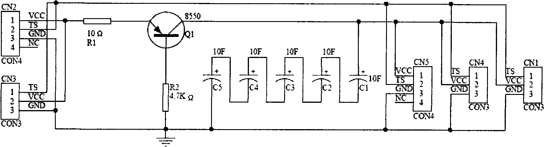 Power-off protection circuit of optical display television