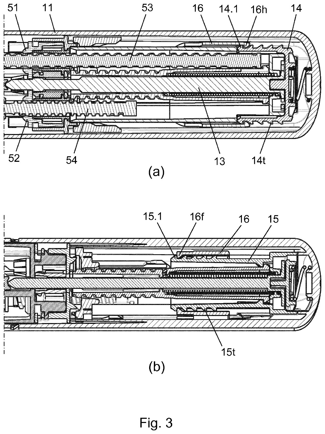 Drug delivery device with dose counting mechanism