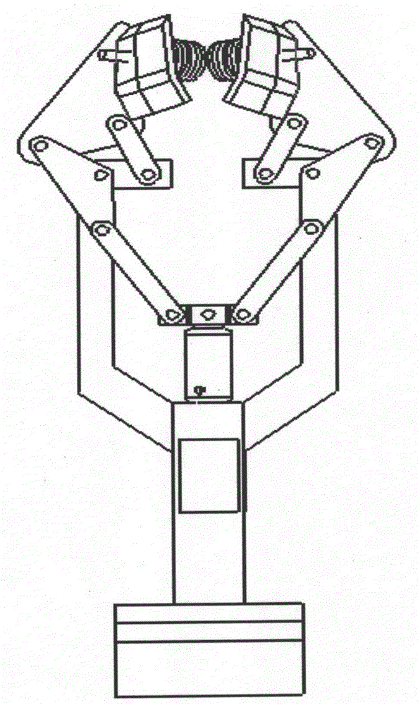 Pneumatic type self-adaptive door opening manipulator