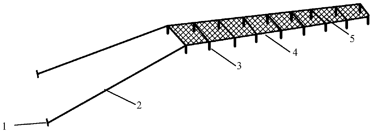 Yellow Sea green tide prevention and control method based on shallow burying of floating ropes