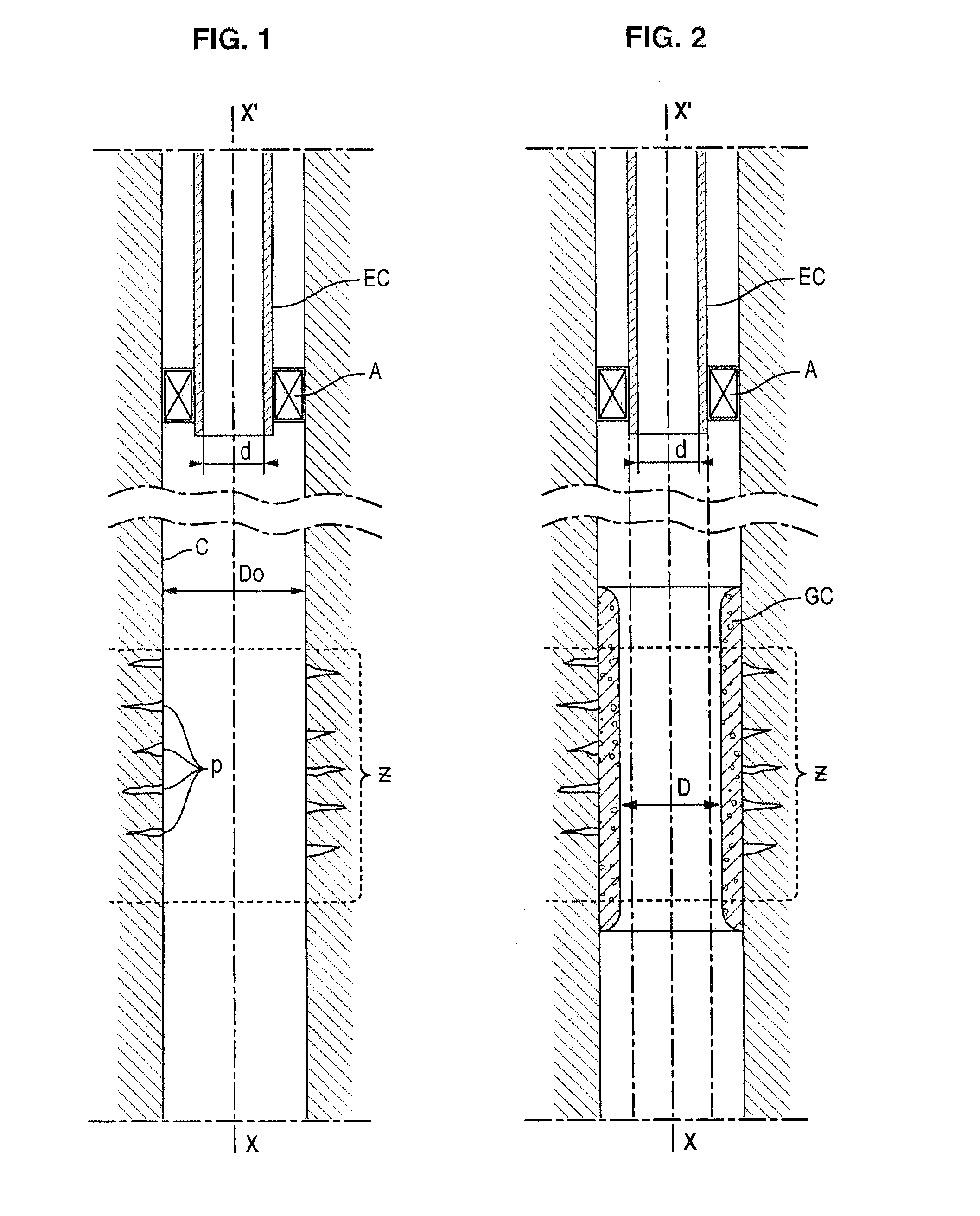 Method and device for cementing a well or a pipe