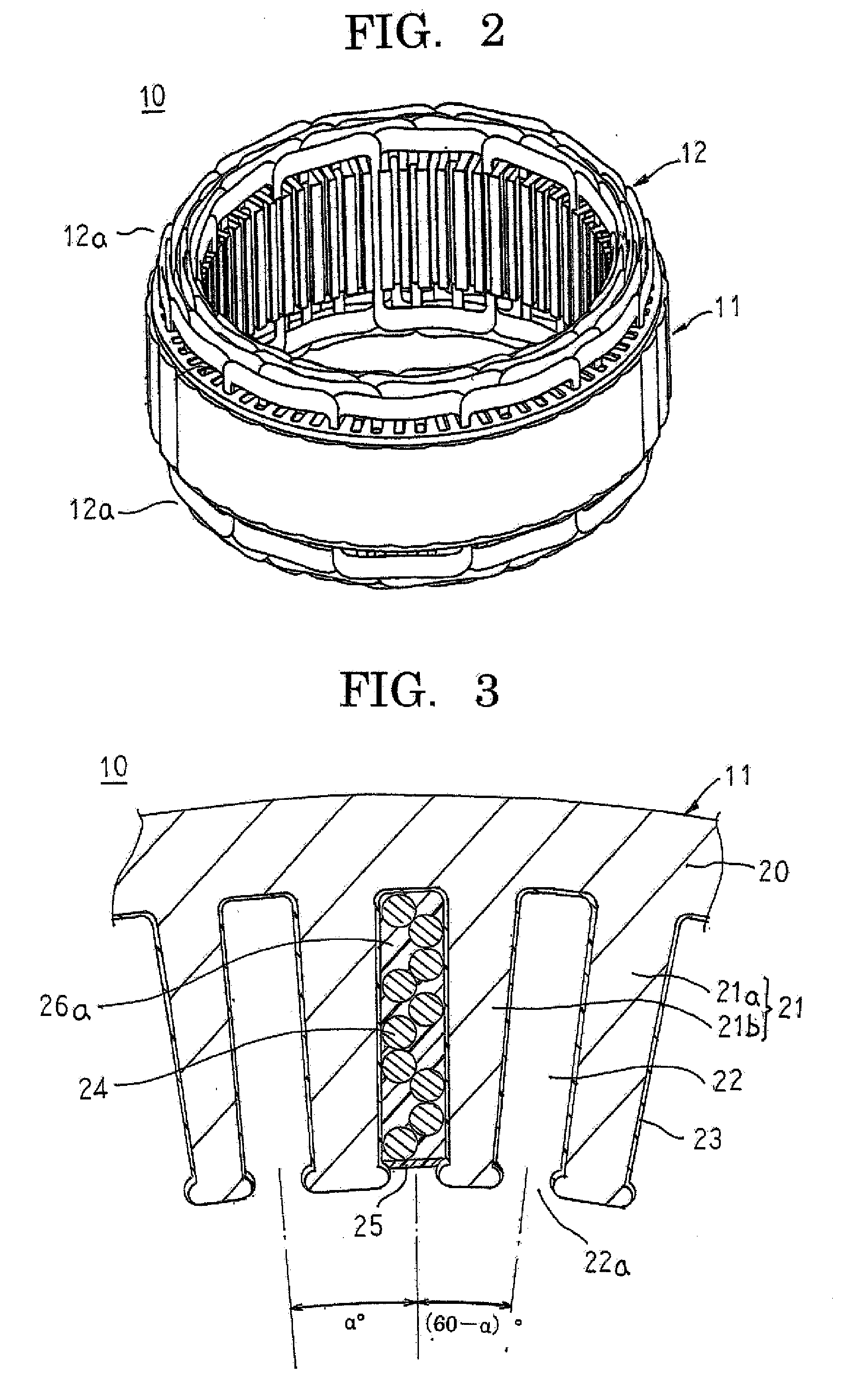 Dynamoelectric coil portion insulating construction