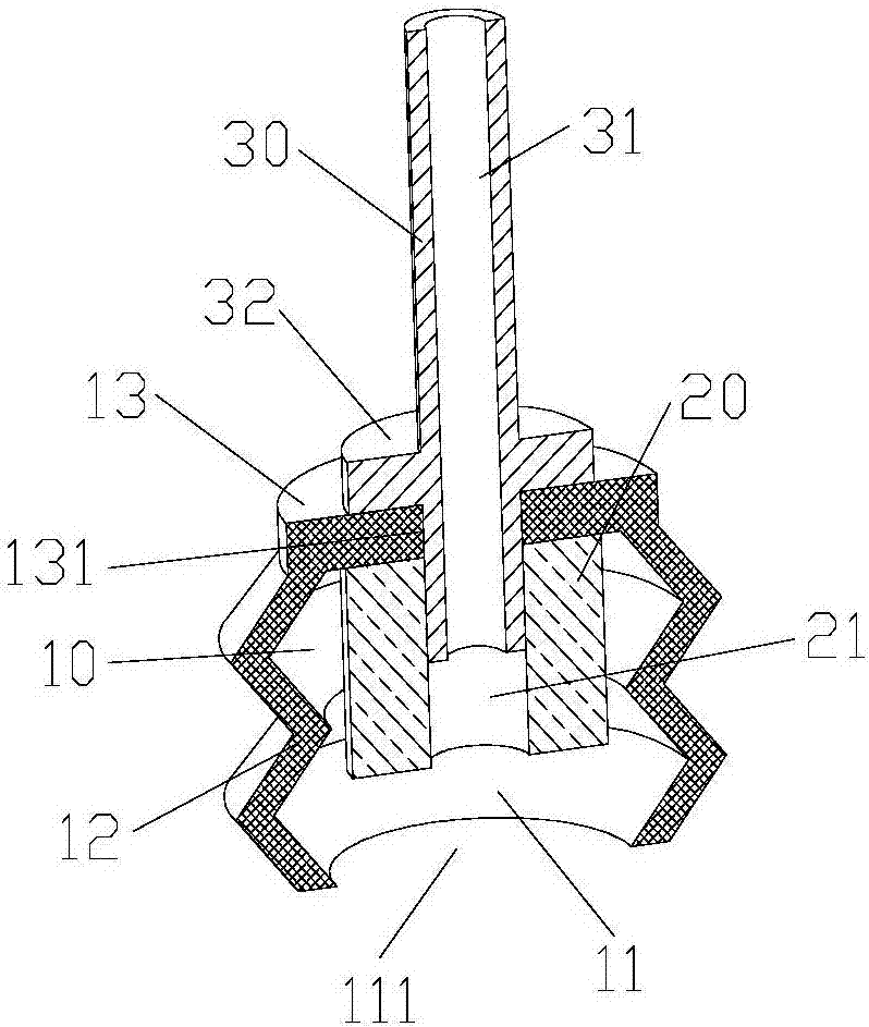 Variable-rigidity part suction device and plate suction bending method