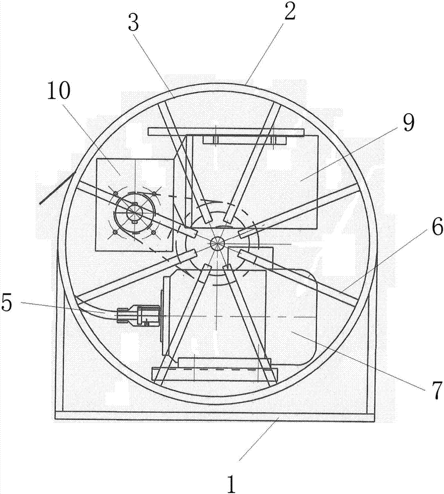 Ventilation pipe cleaning device