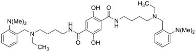 A class of 2,5-dihydroxyterephthalamide compounds, its preparation method and use